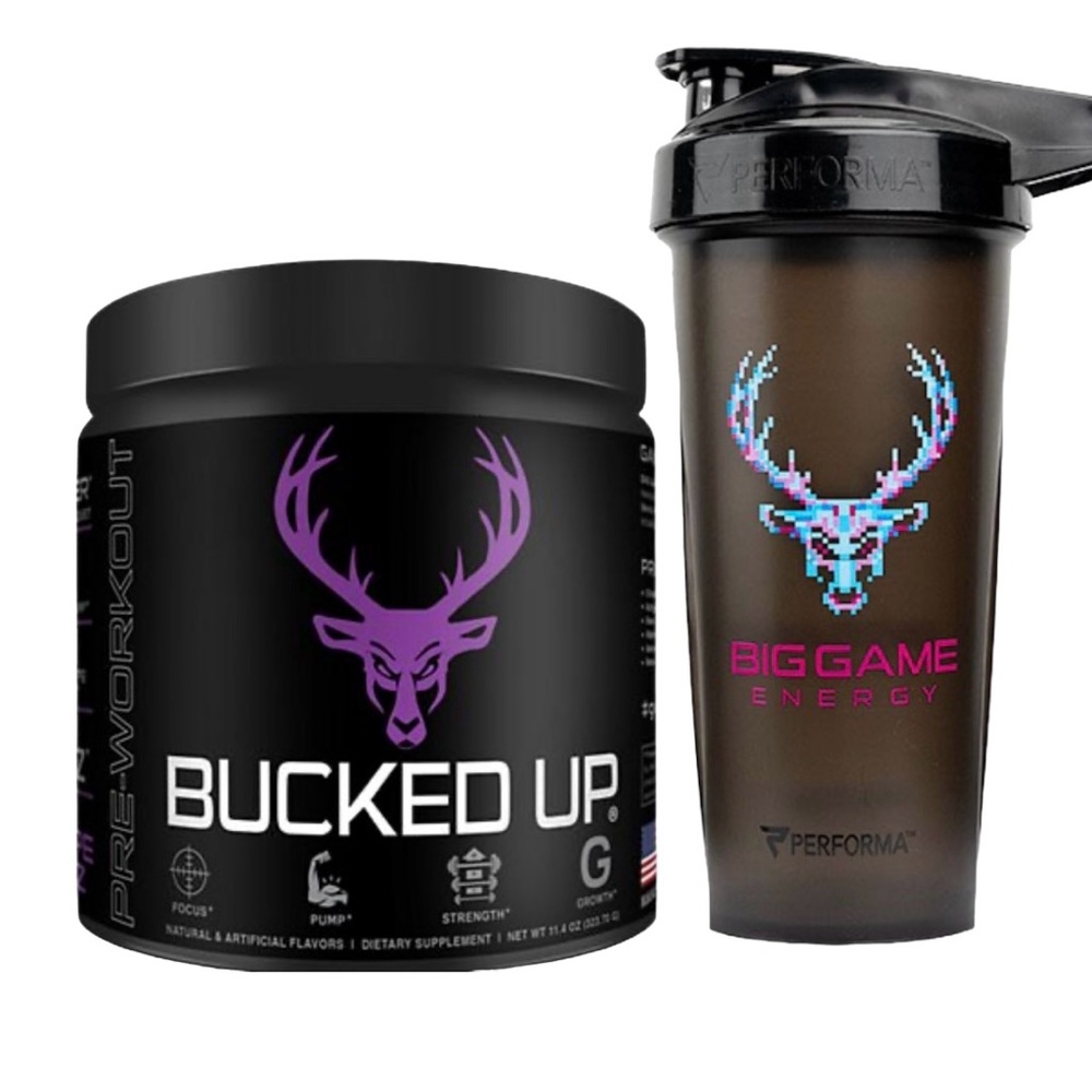 Bucked up Shaker with Pre Work Out